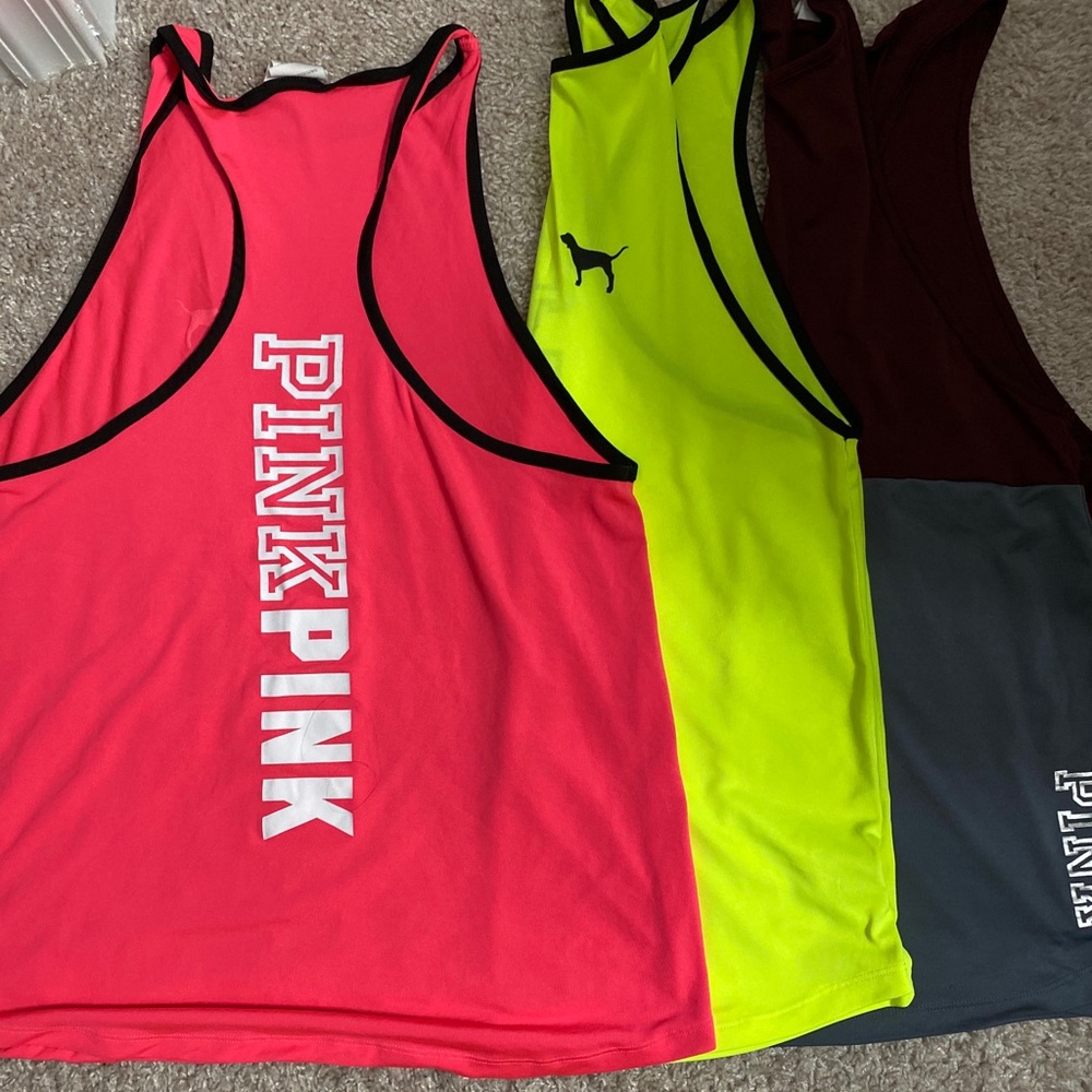 VS pink workout tops